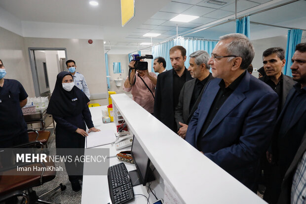 افتتاح بیمارستان تخصصی کودکان اکباتان همدان با حضور وزیر بهداشت