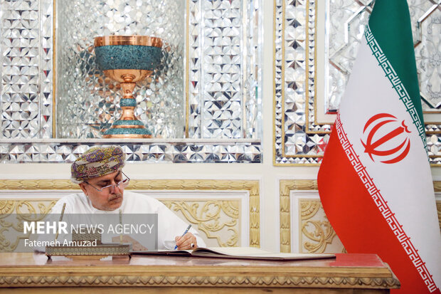 Ceremony of signing book of condolence for martyr Raeisi, FM