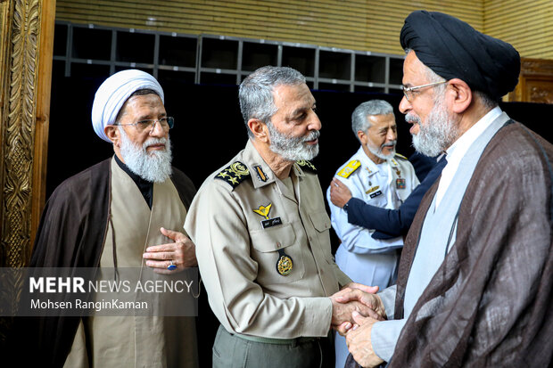 حجت الاسلام علوی در مراسم بزرگداشت شهدای خدمت در ستاد فرماندهی ارتش جمهوری اسلامی ایران