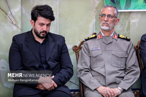 شردار محمد شیرازی در بزرگداشت شهدای خدمت در ستاد فرماندهی ارتش جمهوری اسلامی ایران