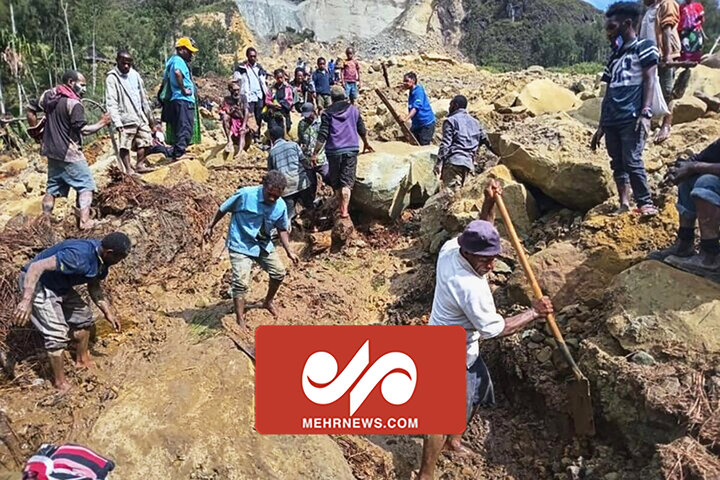 Papua Yeni Gine'de heyelan Papua Yeni Gine'de heyelan