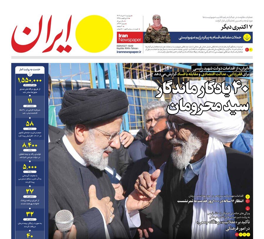 Iran newspaper