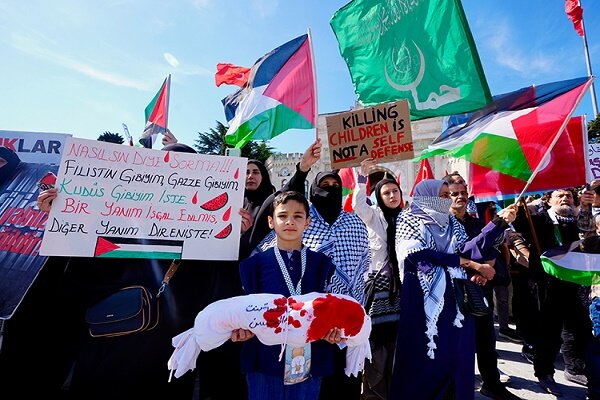 Türkiye gelenelinde İsrail karşıtı protesto düzenlendi