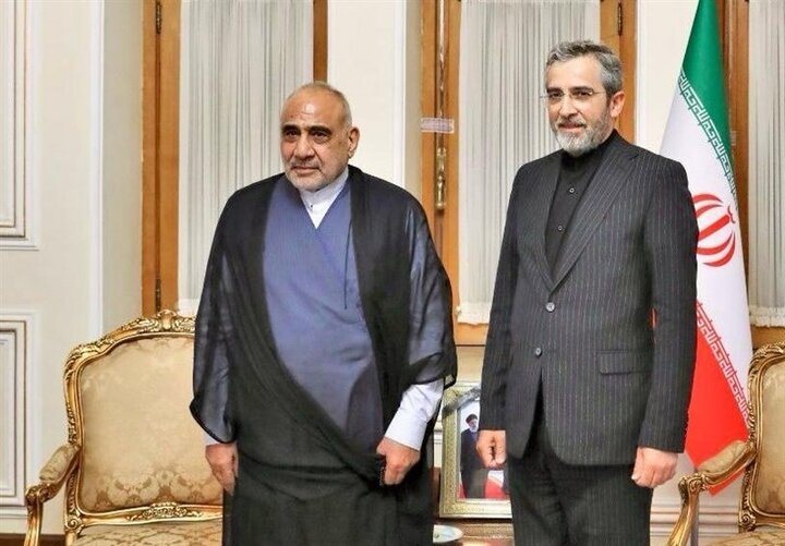 وزيرالخارجية الايراني بالإنابة يستقبل رئيس الوزراء العراقي الأسبق