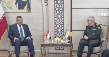 اللواء باقري يستقبل وزير الداخلية العراقي