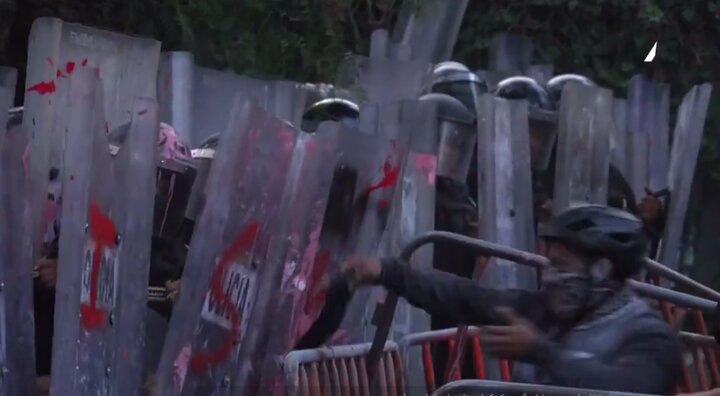 VIDEO: Clashes erupt at Mexico City protest against Israel