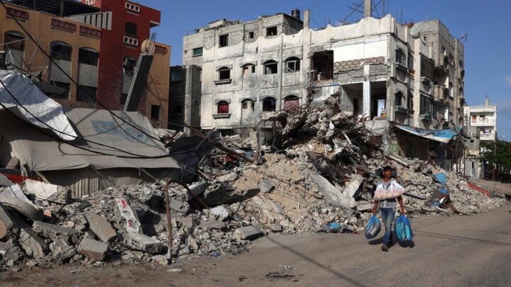 مناطق مسکونی غزه هدف حملات موشکی صهیونیست‌ها
