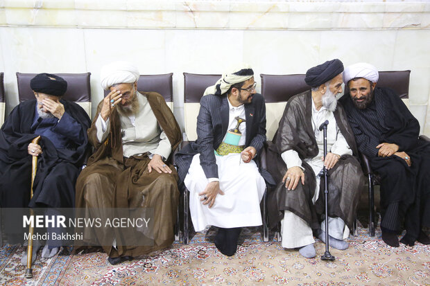 Commemoration ceremony for mother of Nasrallah in Qom