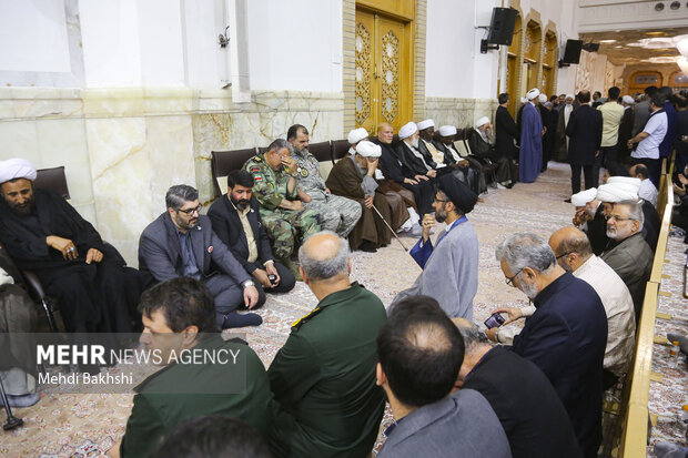 Commemoration ceremony for mother of Nasrallah in Qom