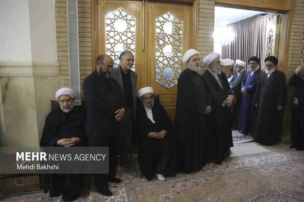 Commemoration ceremony for mother of Nasrallah in Qom