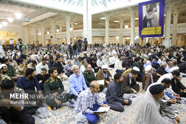 Commemoration ceremony for mother of Nasrallah in Qom