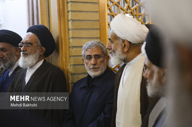 Commemoration ceremony for mother of Nasrallah in Qom