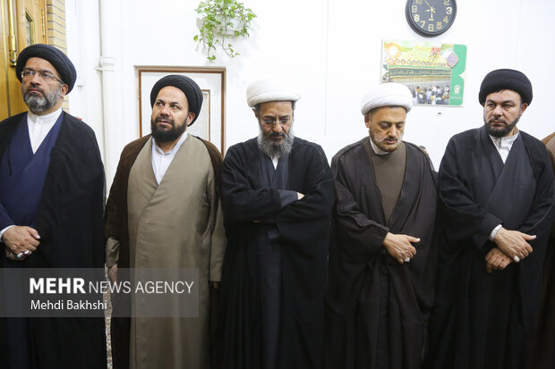 Commemoration ceremony for mother of Nasrallah in Qom