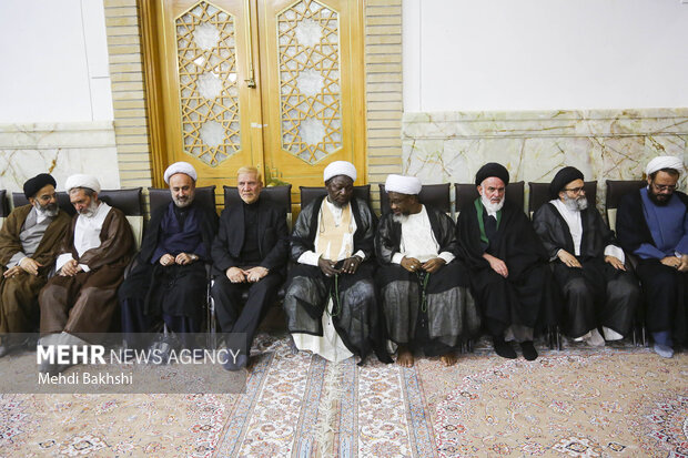 Commemoration ceremony for mother of Nasrallah in Qom