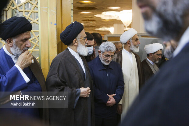 Commemoration ceremony for mother of Nasrallah in Qom