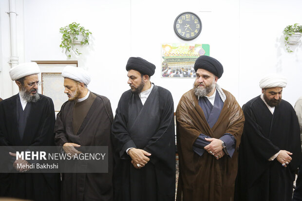 Commemoration ceremony for mother of Nasrallah in Qom