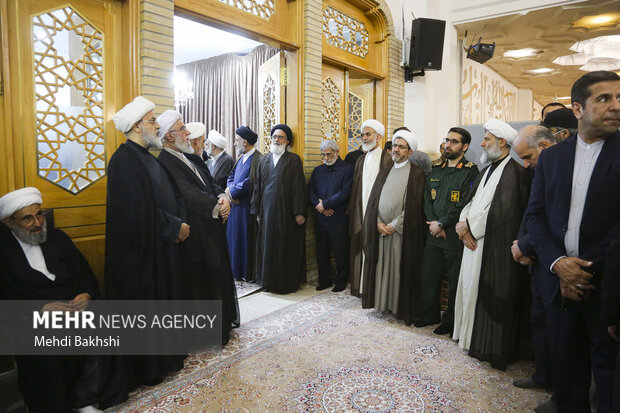 Commemoration ceremony for mother of Nasrallah in Qom