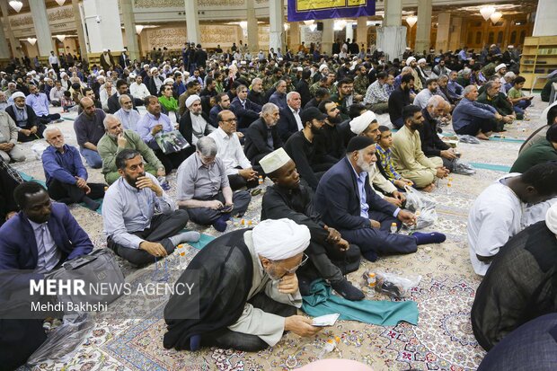 Commemoration ceremony for mother of Nasrallah in Qom