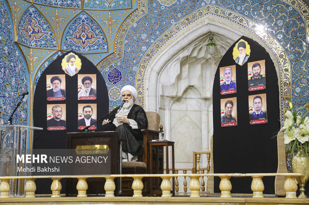 Commemoration ceremony for mother of Nasrallah in Qom