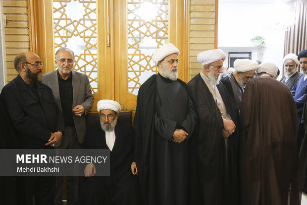 Commemoration ceremony for mother of Nasrallah in Qom