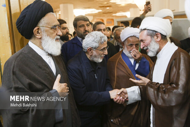 Commemoration ceremony for mother of Nasrallah in Qom