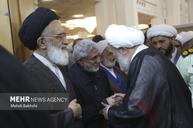 Commemoration ceremony for mother of Nasrallah in Qom