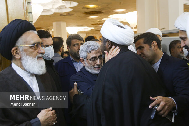 Commemoration ceremony for mother of Nasrallah in Qom