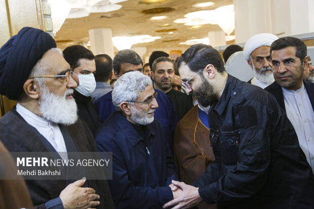 Commemoration ceremony for mother of Nasrallah in Qom