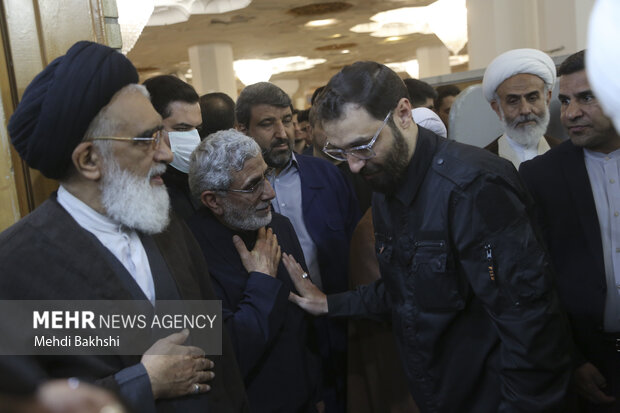 Commemoration ceremony for mother of Nasrallah in Qom