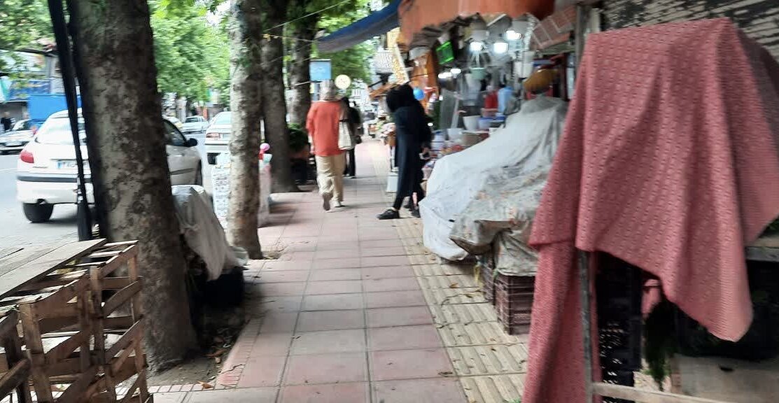 تالش شهری بدون پیاده رو/حقوق شهروندی فراموش شده است