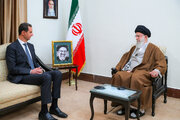 Syrian president meets Ayatollah Khamenei to offer condolences over Raisi death