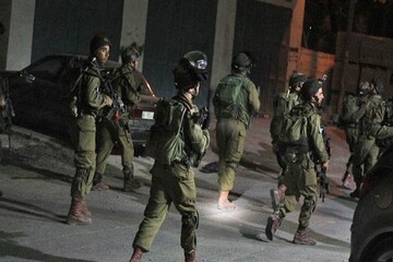 ربایش ده‌ها فلسطینی و شهادت یک نوجوان در حمله دیشب صهیونیست‌ها
