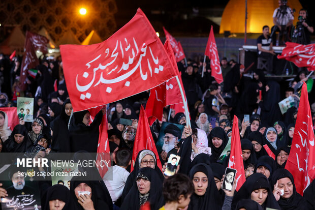 مراسم هفتمین روز عروج شهیدان خدمت