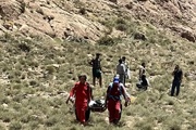 مرگ جوان ٣۶ ساله بر اثر سقوط از کوه های ده بالا کرمان