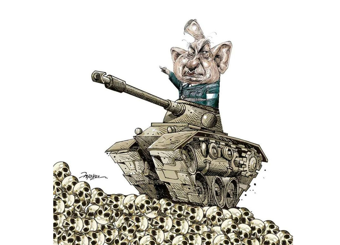 کارتونیستها برای داغ رفح نقش زدند/ رژیم آتشافروز زیر ذرهبین