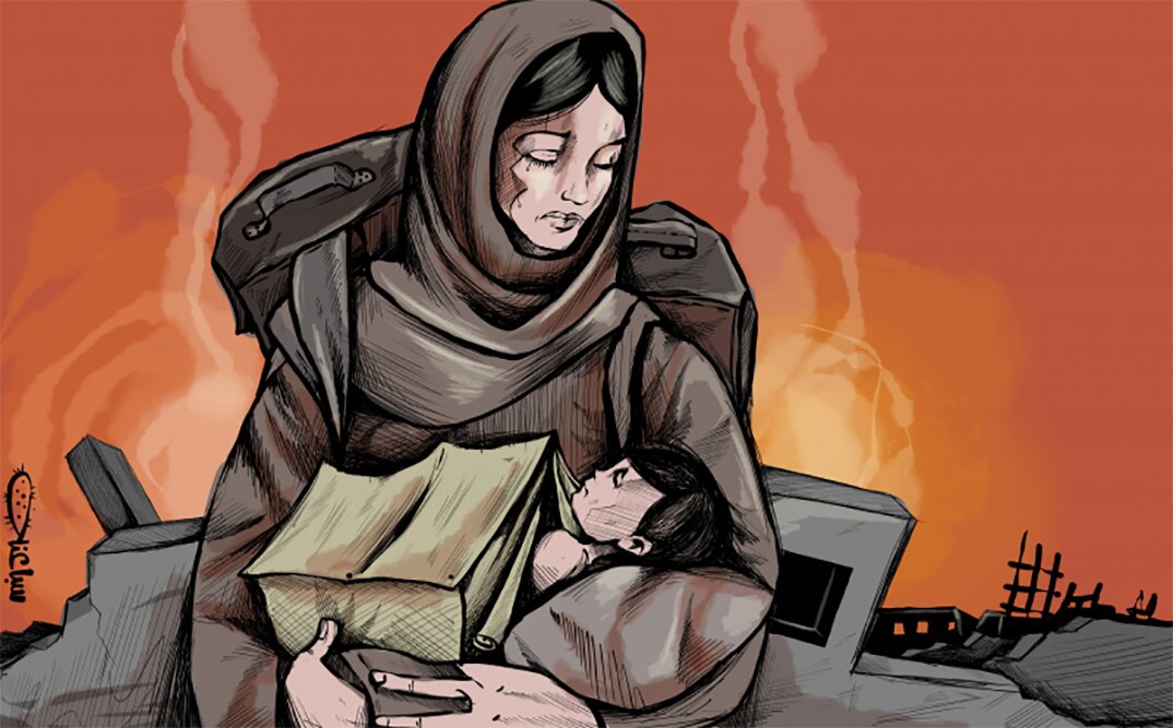 کارتونیستها برای داغ رفح نقش زدند/ رژیم آتشافروز زیر ذرهبین