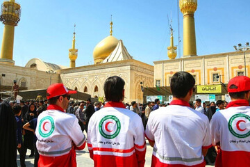 پوشش ۱۵۰۰ نیروی هلال احمر در مراسم سالگرد ارتحال امام خمینی(ره)