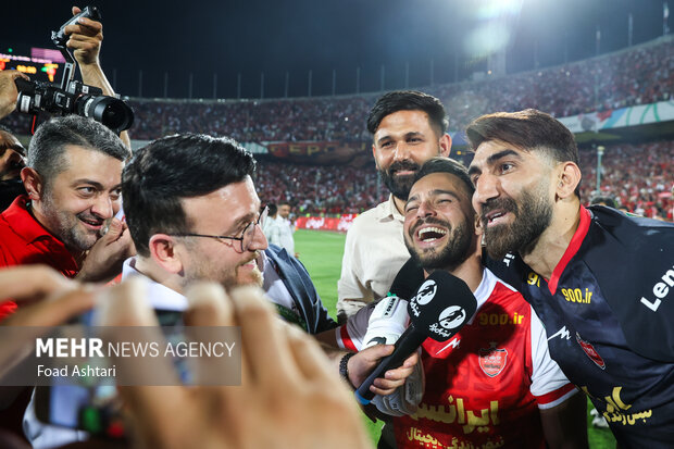 جشن قهرمانی لیگ برتر فوتبال