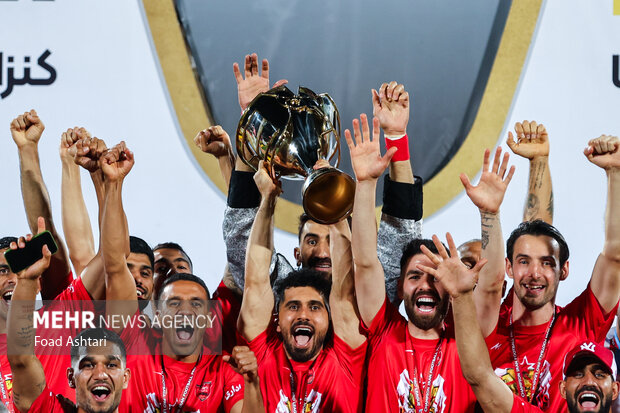 جشن قهرمانی لیگ برتر فوتبال