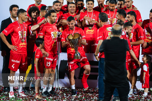 جشن قهرمانی لیگ برتر فوتبال