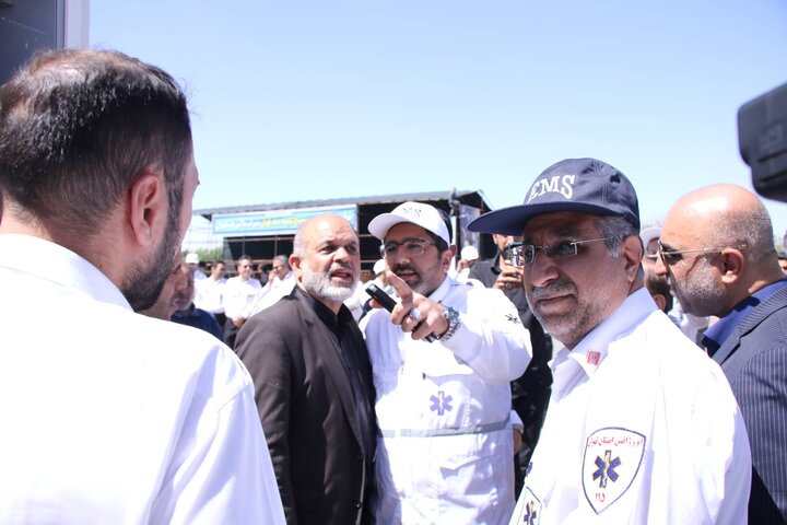 آمادگی تیمهای درمان در مراسم ارتحال امام(ره)