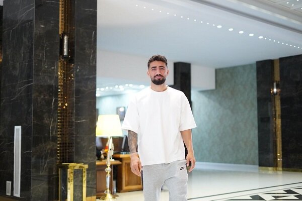 ورود بازیکنان تیم ملی فوتبال به اردو