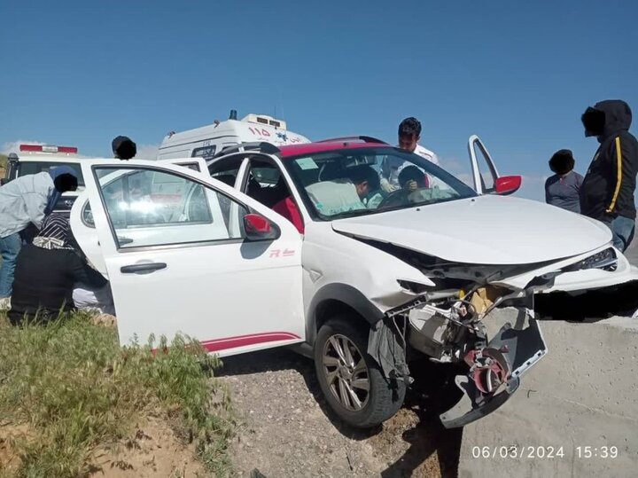 ۲ تصادف در استان سمنان ۹ مصدوم برجای گذاشت