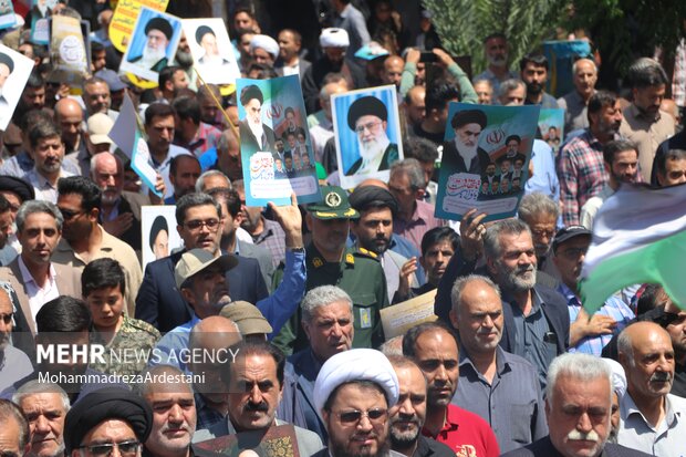 راهپیمایی بزرگداشت قیام ۱۵ خرداد ورامین