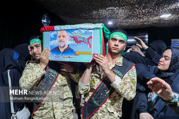 
Funeral, burial ceremony for IRGC advisor martyred in Syria
