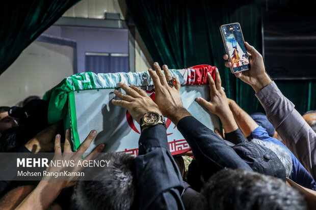 
Funeral, burial ceremony for IRGC advisor martyred in Syria
