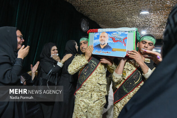 Funeral, burial ceremony for IRGC advisor martyred in Syria
