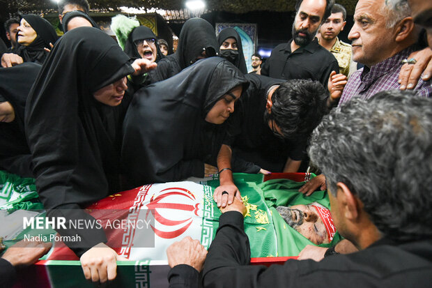 Funeral, burial ceremony for IRGC advisor martyred in Syria
