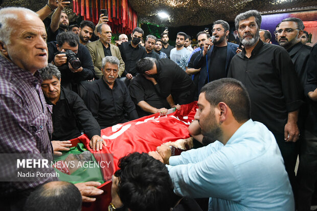 Funeral, burial ceremony for IRGC advisor martyred in Syria
