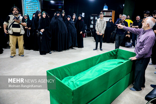 وداع با پیکر شهید «نورالله نوری»
